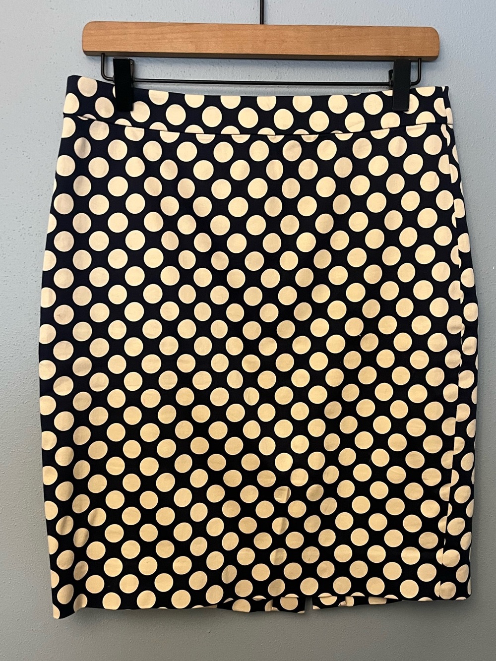J. Crew Polka Dot Pencil Skirt